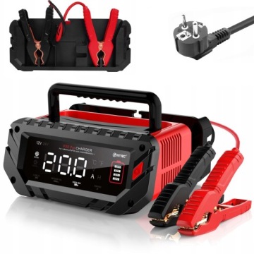 Nabíječka autobaterií pro akumulátor 12V/24V 20A LCD