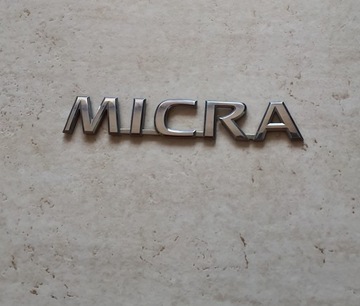 NISSAN MICRA K12 ZNAK ZNAKY ZADNÍ KRYT