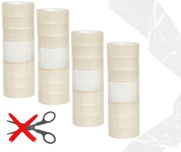TAŚMA BIUROWA Klejąca 19mm/33m Przezroczysta 32 sztuki