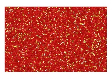 PIANKA DEKORACYJNA BROKATOWA 40X60 CM CZERWONA