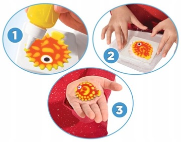 ТВОРЧЕСКИЙ НАБОР SIMBA AQUA GELZ ДЛЯ ДЕТЕЙ 7 ЦВЕТОВ ГЕЛЬ ГЕЛЬ + ФОРМА