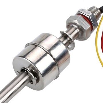 Czujnik poziomu cieczy wody pływakowy 150mm ( podwójny ) / 125 C