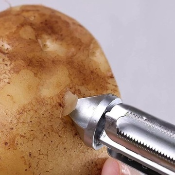 Универсальная овощечистка из цинкового сплава, очень острая.