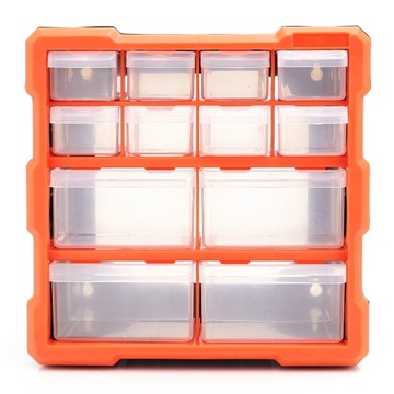 ORGANIZER WARSZTATOWY 12 SZUFLADEK KUWETY K-521