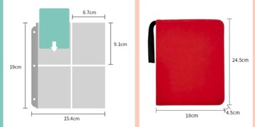 Album segregator na 400 kart Pokemon klaser