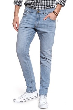 Męskie spodnie jeansowe rurki Wrangler BRYSON W33 L32
