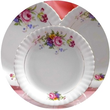 096 IWONA TALERZ DESEROWY 17 cm CHODZIEŻ PORCELANA