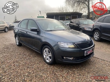 Skoda Rapid II Liftback Facelifting 1.0 TSI 95KM 2019 Skoda RAPID 1.0i ledy duze radio podgrzewane fotele Polski salon 1 wl ser
