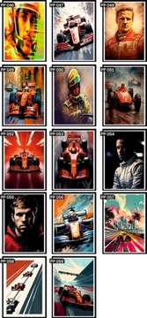 НАСТЕННЫЙ ПОКЛОН ДЛЯ ГОСТИНОЙ ОБЛОЖКА FORMULA 1 LEGENDS PLAYER 100х70 см