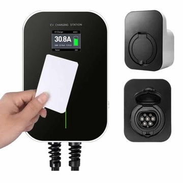 Stacja ładowania EV, 22 kW, gniazdo T2, RFID