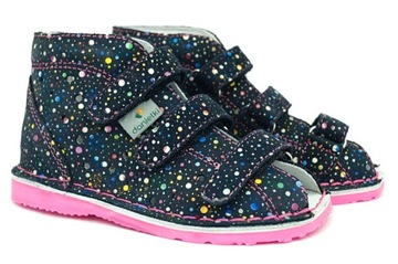 DANIELKI BUTY KAPCIE SANDAŁY Z OBCASEM THOMASA 29