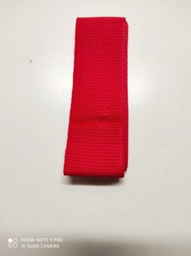 Szarfa gimnastyczna parciana 100 cm czerwona