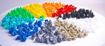 CITROEN C2 C3 C4 PICASSO КОМПЛЕКТ ЗАЖИМОВ ДЛЯ КОЛЕСНЫХ АРОК