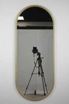 ОВАЛЬНОЕ ЗОЛОТО СВЕТОДИОДНОЕ ЗЕРКАЛО 60x125