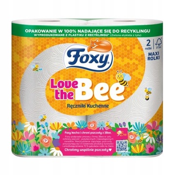 Ręcznik kuchenny FOXY LOVE THE BEE 2 Rolki