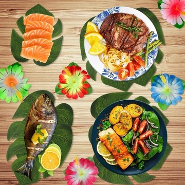 Украшение для вечеринки в саду с гавайскими фламинго