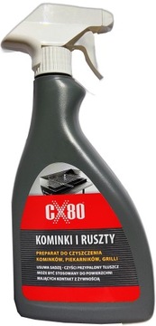 CX80 Płyn do czyszczenia przypaleń grilla wędzarni rusztów 600ML