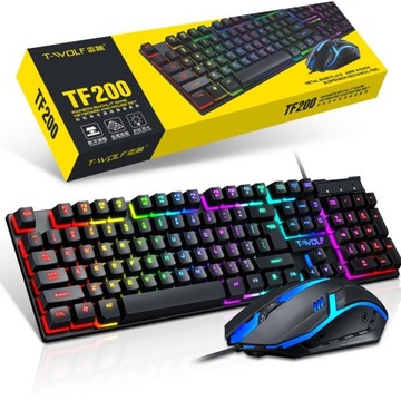 ГИБРИДНАЯ ИГРОВАЯ КЛАВИАТУРА + МЫШЬ С RGB ПОДСВЕТКОЙ