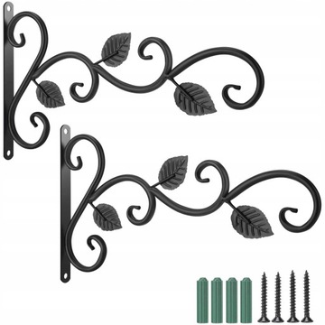 2PCS wieszak ścianę kwiat garnek wiszący wsporn