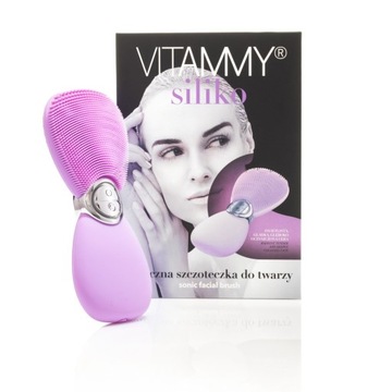 VITAMMY SILIKO kolor lawendowy Szczoteczka soniczna do twarzy