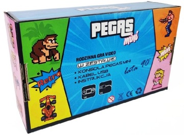 PEGAS MINI konsola Pegasus gra elektroniczna zabawka retro emulator video