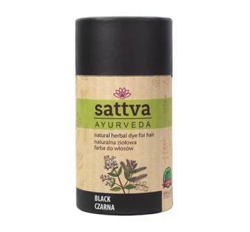 SATTVA HENNA NATURALNAFARBA DO WŁOSÓW CZARNA