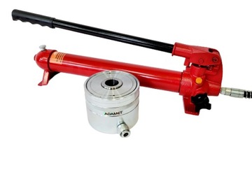 Siłownik hydrauliczny z otworem przelotowym prasa