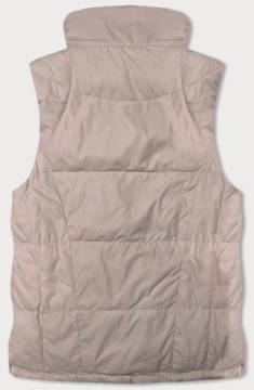 БЕЗРУКАВКА С ВОРОТНИКОМ-СТОЙКОЙ 2383 ТЕМНО-БЕЖЕВЫЙ L (40)