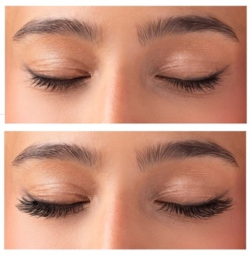 SZTUCZNE RZĘSY CZARNE NA PASKU JEDWABNE DELIKATNE GLAM LOOK na klej