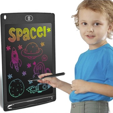 БОЛЬШОЙ детский графический планшет для рисования, 8,5 дюйма, MULTICOLOR XL