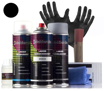 LAKIER SAMOCHODOWY SPRAY + PODKŁAD BEZBARWNY MERCEDES 040