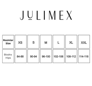 Wyszczuplające BODY korygujące sylwetkę 119 Julimex ozdobne majtki L beż