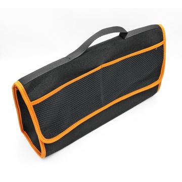 Большая черная сумка-органайзер на багажник.