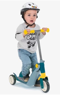 ТРЕХКОЛЕСНЫЙ СКУТЕР 2 В 1 ДЛЯ ЕЗДЫ НА ВЕЛОСИПЕДЕ-БАЛАНСЕ