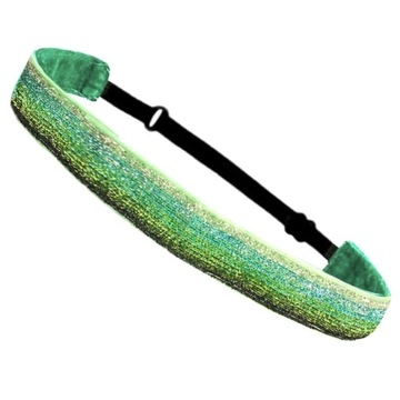 E8BF Adjustable No Slip Glitter Hair Bands Girl Sports Head Bands, Soccer