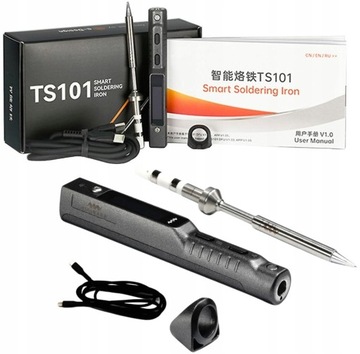 Inteligentny zestaw lutownicy TS101 mini szybko nagrzewa się do 65W