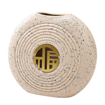 Настольная ваза из глиняной банки в стиле ретро