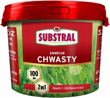 Nawóz Do trawnika zwalcza chwasty 100 dni 5kg