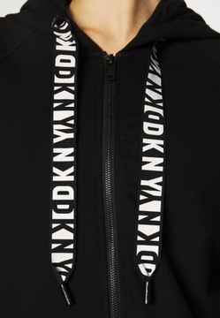 Bluza rozpinana z logo DKNY M
