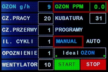 Кварцевый генератор озона TURBO 4-40г Ozone METER