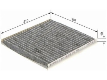 BOSCH FILTR VZDUCHU KABINA TOYOTA