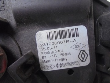 ALTERNÁTOR 231006007R TWINGO II 1.0 12V