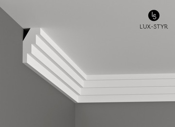 Карниз потолочный, планка, профиль, фацет, XPS, WLP05