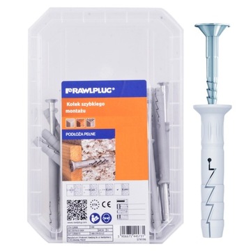RAWLPLUG KOŁKI SZYBKIEGO MONTAŻU SM 8X80MM 25SZT