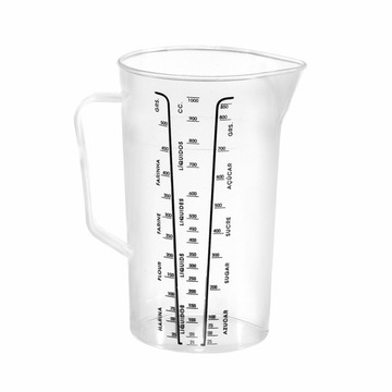 MIARKA KUCHENNA dzbanek KUBEK Z PODZIAŁKĄ pojemnik