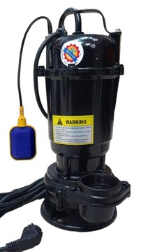 ЧУГУННЫЙ Водяной насос для септика с измельчителем 4150ВТ ПОПЛАВОК + ШЛАНГ 20М MS-4010