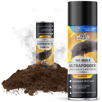 ODSTRASZACZ NA KRETY NORNICE NO-MOLE ULTRA FOGGER