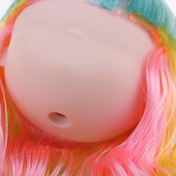 Фэнтезийный 1/6 BJD разноцветный шиньон, скульптура головы