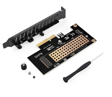 Adapter PCI-E PCIE x16 x8 x1 do Dysku m.2 SSD NVMe 16Gbps GEN4 GEN3 CE