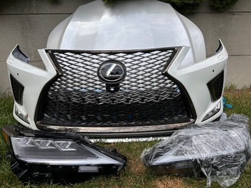 Lexus RX IV zderzak przod F-Sport maska 19- lift